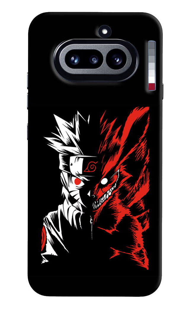 Naruto Two Face Nothing Phone 4a Hard Case Back Cover by Casekaro