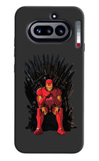 Ironman Throne Nothing Phone 4a Hard Case Back Cover by Casekaro