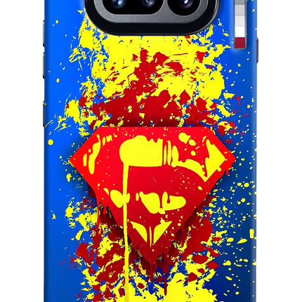 Superman logo Nothing Phone 4a Hard Case Back Cover by Casekaro