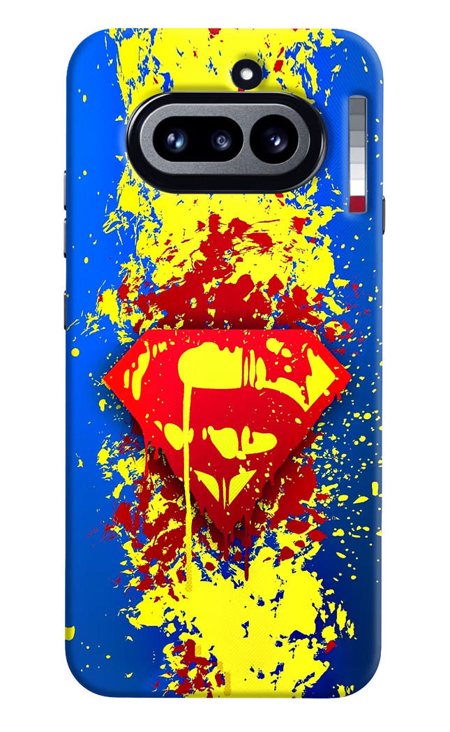 Superman logo Nothing Phone 4a Hard Case Back Cover by Casekaro