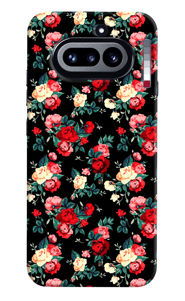 Rose Pattern Nothing Phone 4a Hard Case Back Cover by Casekaro