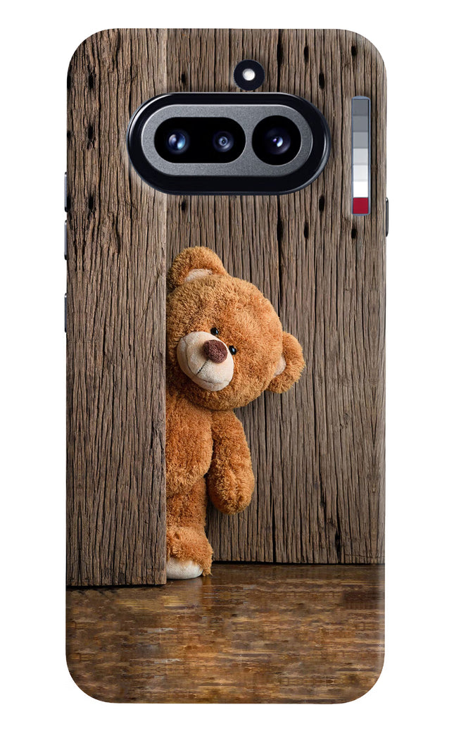 Teddy Wooden Nothing Phone 4a Hard Case Back Cover by Casekaro