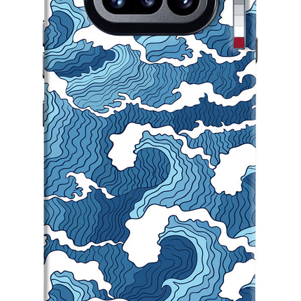 Blue Waves Nothing Phone 4a Hard Case Back Cover by Casekaro