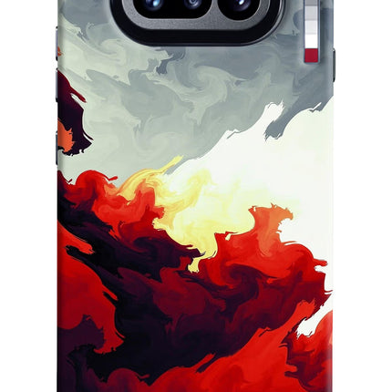 Fire Cloud Nothing Phone 4a Hard Case Back Cover by Casekaro