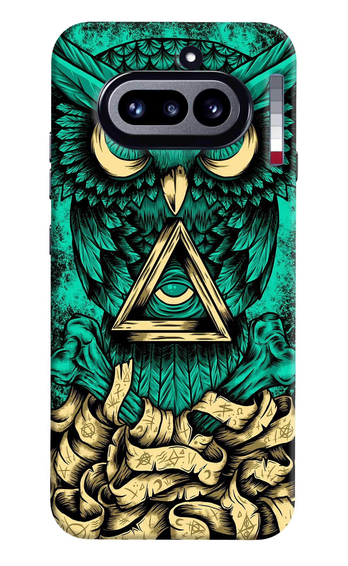 Green Owl Nothing Phone 4a Hard Case Back Cover by Casekaro