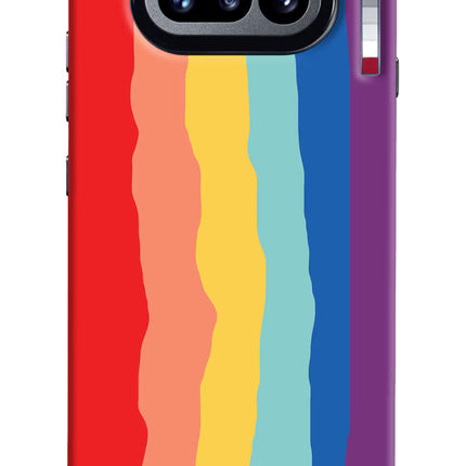 Rainbow Nothing Phone 4a Hard Case Back Cover by Casekaro