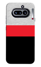 Tri Color Pattern Nothing Phone 4a Hard Case Back Cover by Casekaro
