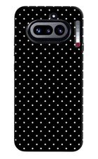 White Dots Nothing Phone 4a Hard Case Back Cover by Casekaro