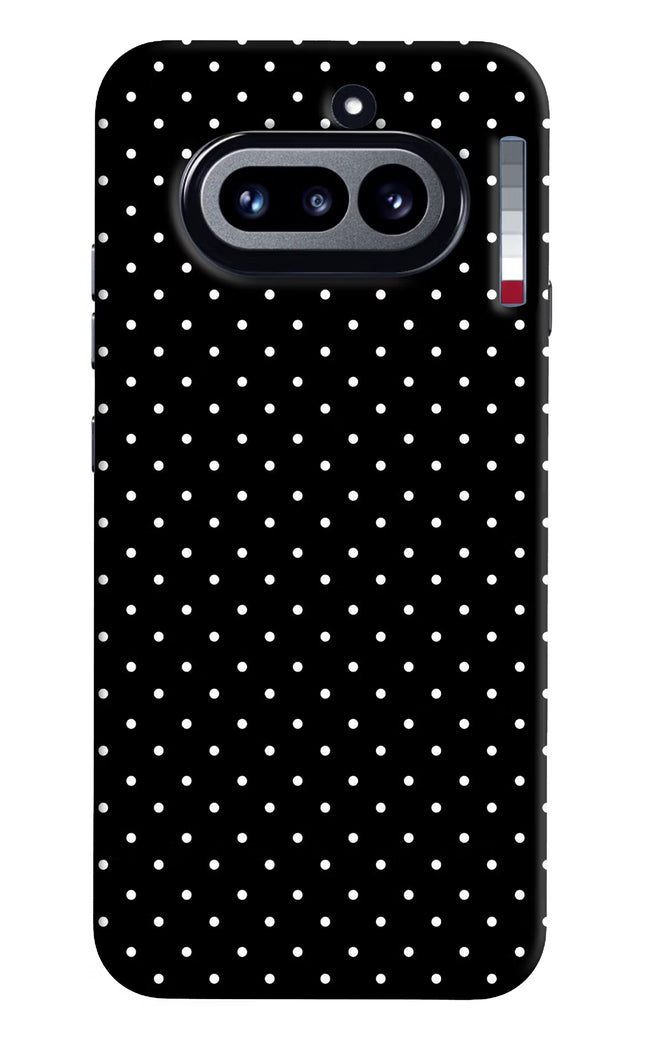 White Dots Nothing Phone 4a Hard Case Back Cover by Casekaro