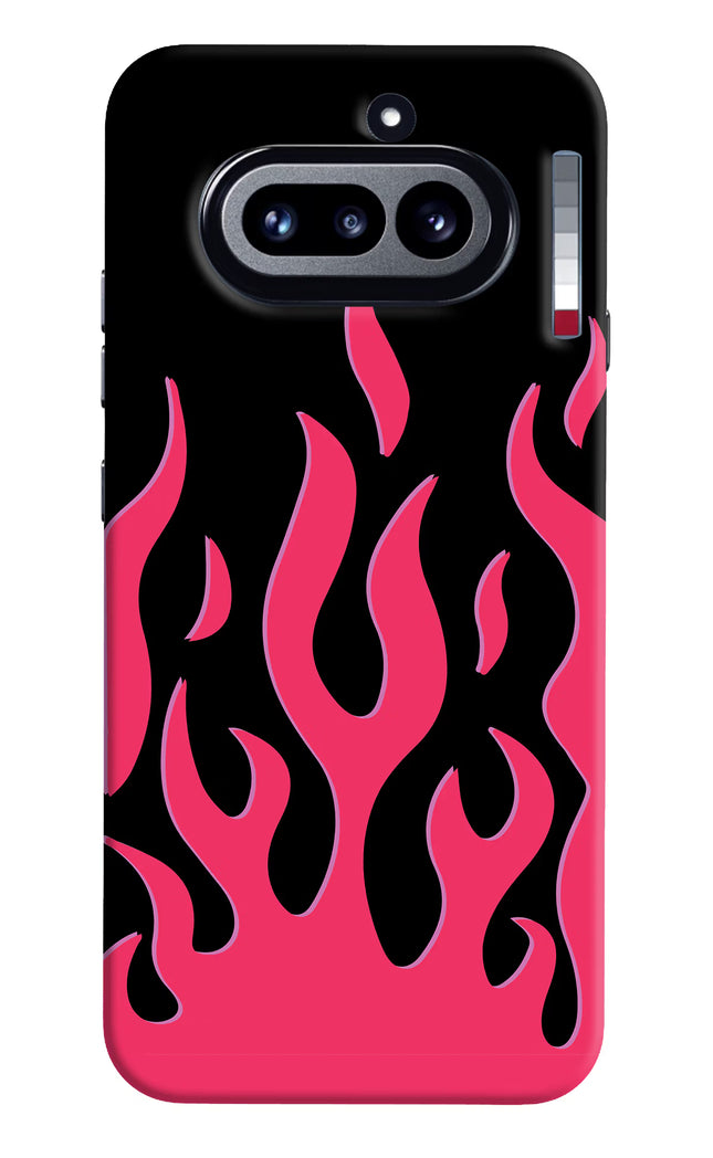 Fire Flames Nothing Phone 4a Hard Case Back Cover by Casekaro