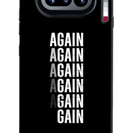 Again Again Gain Nothing Phone 4a Hard Case Back Cover by Casekaro