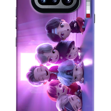 BTS Chibi Nothing Phone 4a Hard Case Back Cover by Casekaro