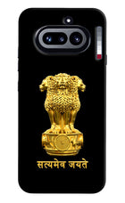 Satyamev Jayate Golden Nothing Phone 4a Hard Case Back Cover by Casekaro
