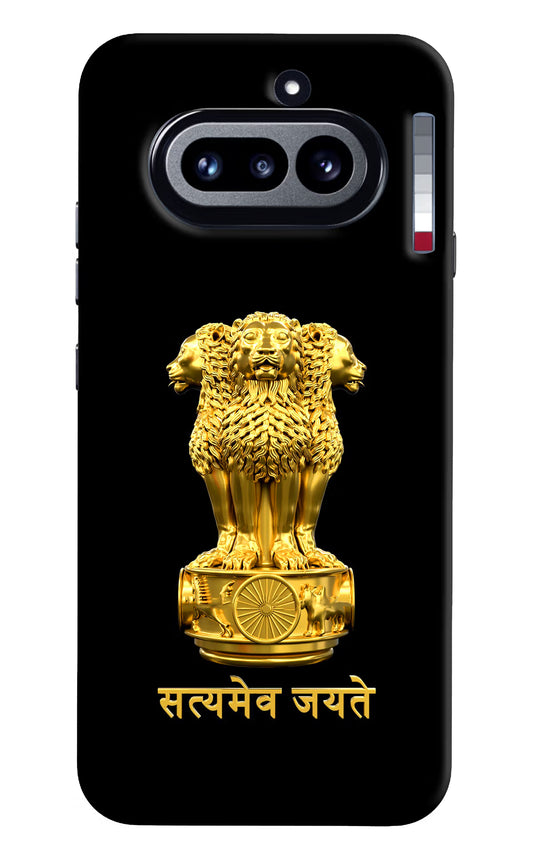 Satyamev Jayate Golden Nothing Phone 4a Hard Case Back Cover by Casekaro