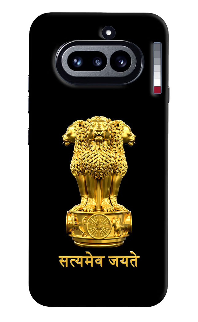 Satyamev Jayate Golden Nothing Phone 4a Hard Case Back Cover by Casekaro