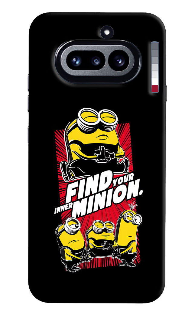 Find your inner Minion Nothing Phone 4a Hard Case Back Cover by Casekaro