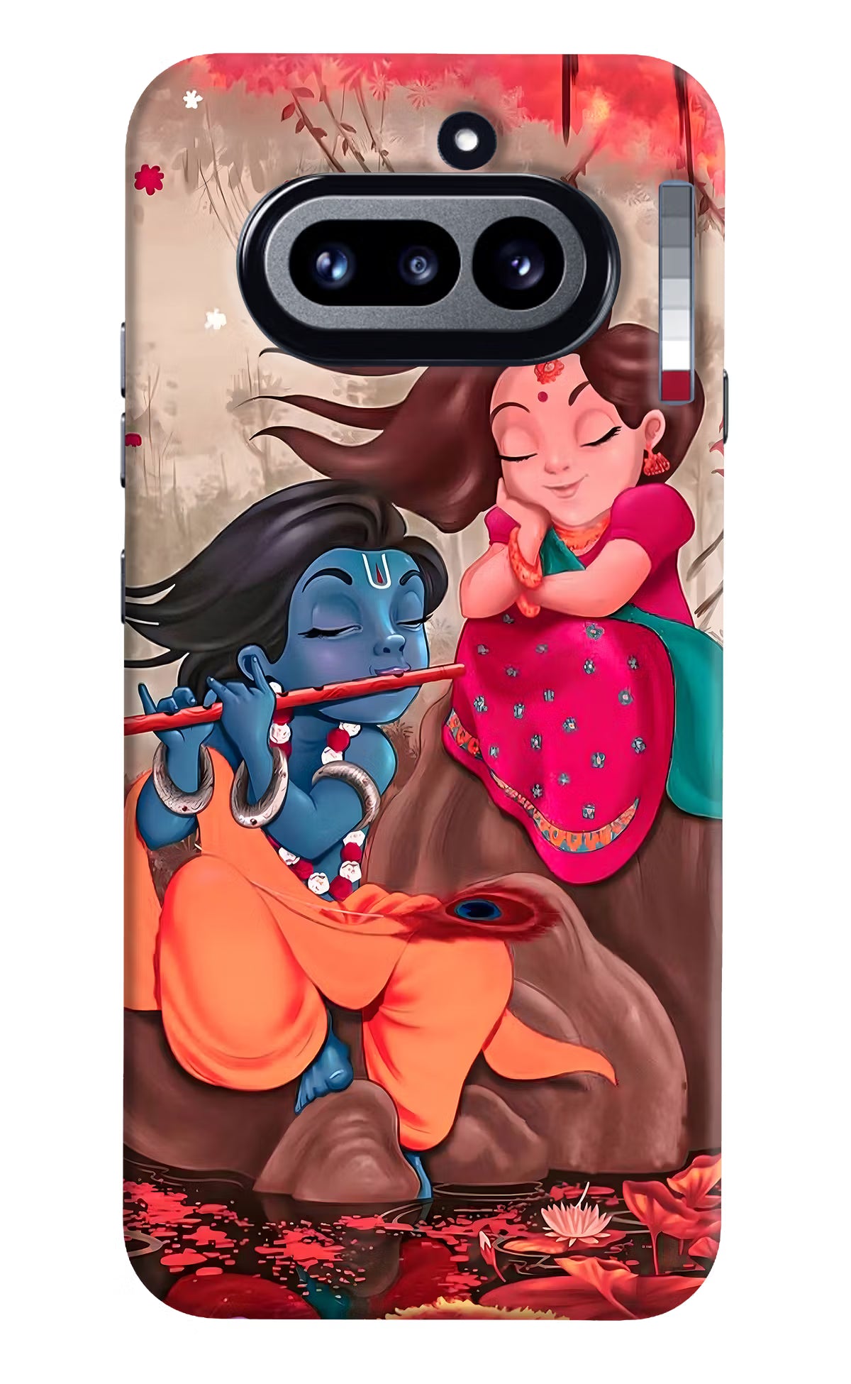 Radhe Krishna Nothing Phone 4a Hard Case Back Cover by Casekaro