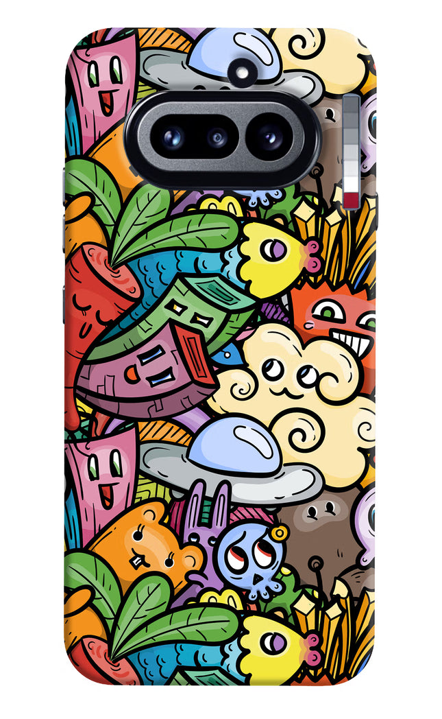 Veggie Doodle Nothing Phone 4a Hard Case Back Cover by Casekaro