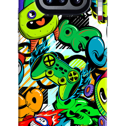 Game Doodle Nothing Phone 4a Hard Case Back Cover by Casekaro