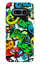 Game Doodle Nothing Phone 4a Hard Case Back Cover by Casekaro