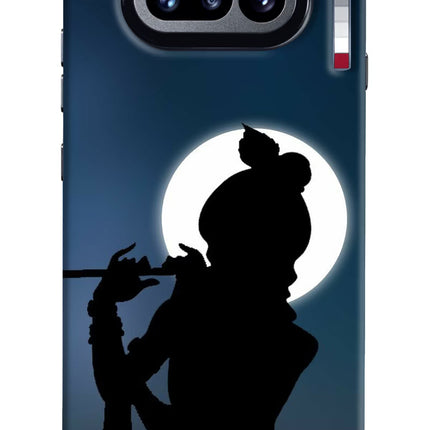 Shri Krishna Silhouette Nothing Phone 4a Hard Case Back Cover by Casekaro