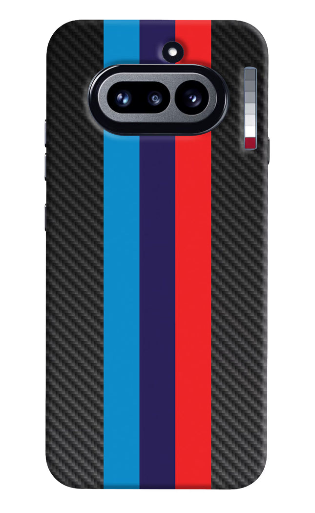 BMW Stripes Pattern Nothing Phone 4a Hard Case Back Cover by Casekaro