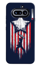 Captain America Marvel Art Nothing Phone 4a Hard Case Back Cover by Casekaro