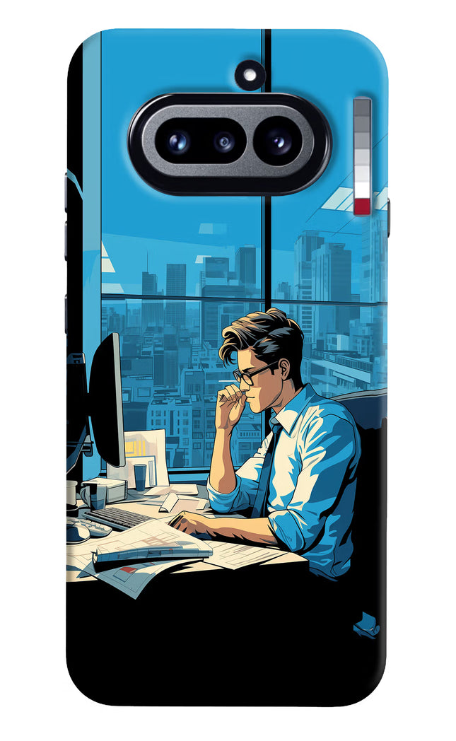 Focused Hustler (AI Generated) Nothing Phone 4a Hard Case Back Cover by Casekaro