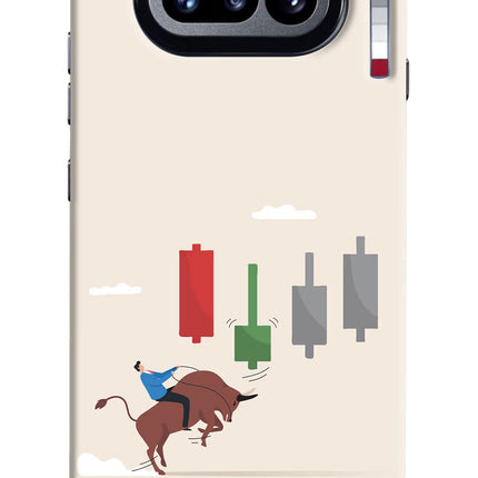 Bull Trading Momentum Nothing Phone 4a Hard Case Back Cover by Casekaro
