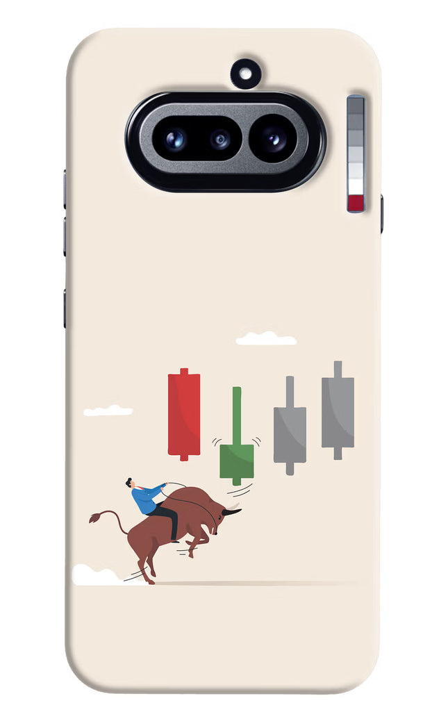 Bull Trading Momentum Nothing Phone 4a Hard Case Back Cover by Casekaro