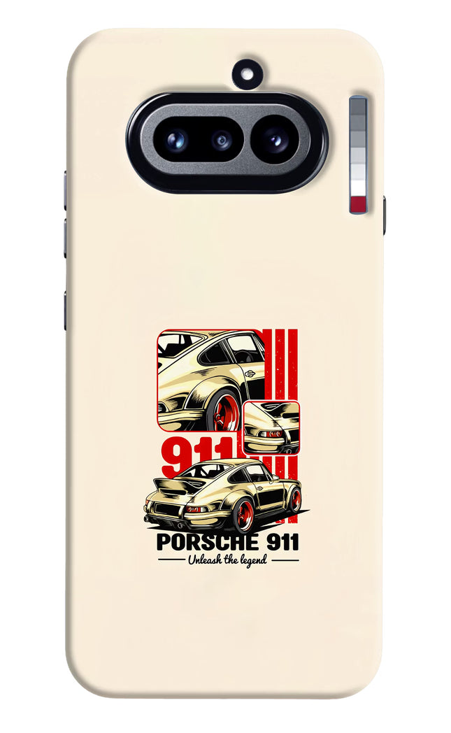 Classic Porsche 911 Nothing Phone 4a Hard Case Back Cover by Casekaro