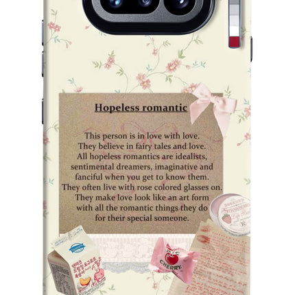 Hopeless Romantic Nothing Phone 4a Hard Case Back Cover by Casekaro