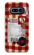 Queen of Disaster Nothing Phone 4a Hard Case Back Cover by Casekaro