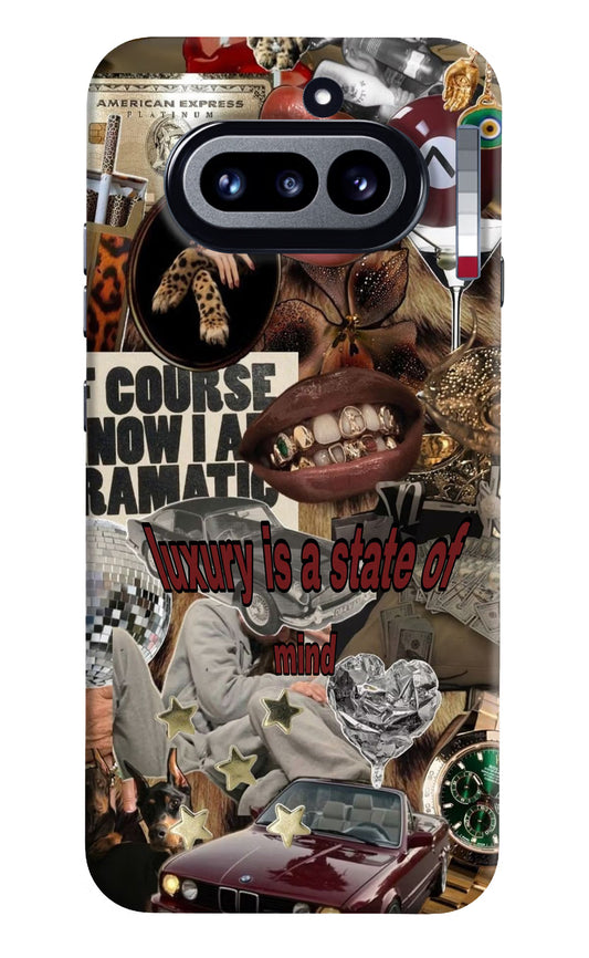 Luxury Nothing Phone 4a Hard Case Back Cover by Casekaro