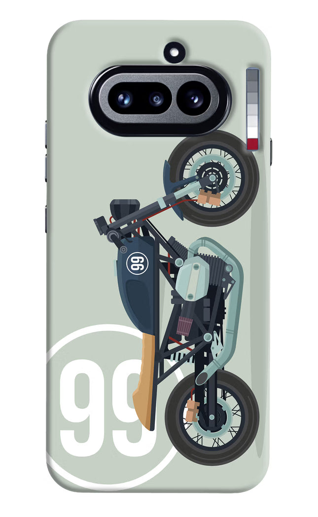Classic Cafe Racer 99 Nothing Phone 4a Hard Case Back Cover by Casekaro