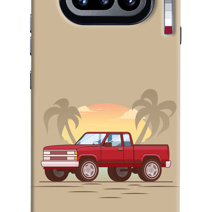 Desert Classic Drive Nothing Phone 4a Hard Case Back Cover by Casekaro