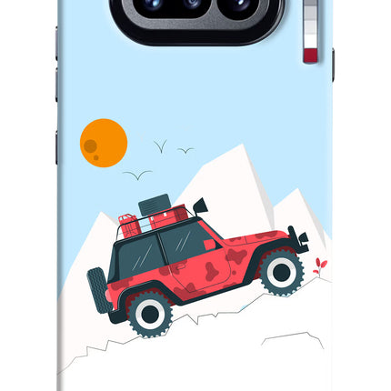 Mountain Trail Beast Nothing Phone 4a Hard Case Back Cover by Casekaro