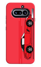 Red Velocity Nothing Phone 4a Hard Case Back Cover by Casekaro