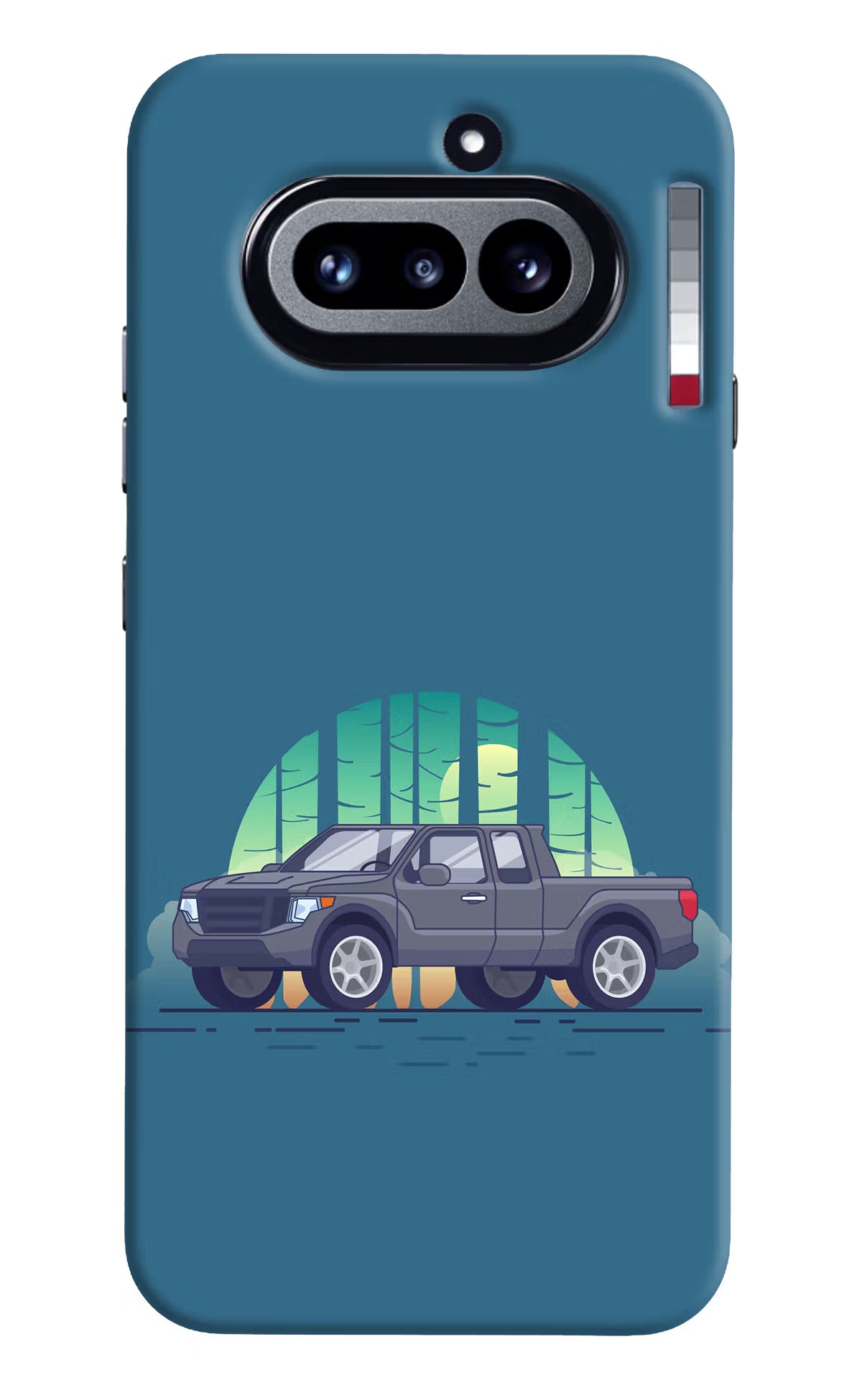 Retro Garage Vibe Nothing Phone 4a Hard Case Back Cover by Casekaro