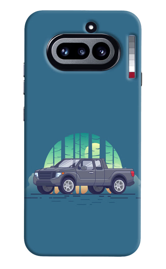 Retro Garage Vibe Nothing Phone 4a Hard Case Back Cover by Casekaro