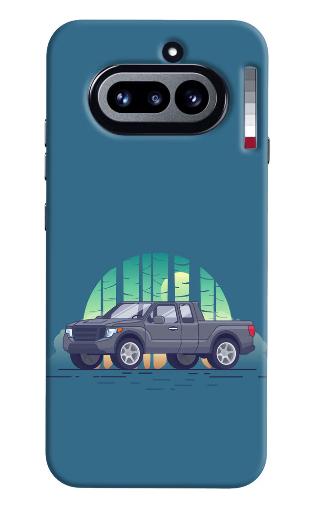 Retro Garage Vibe Nothing Phone 4a Hard Case Back Cover by Casekaro