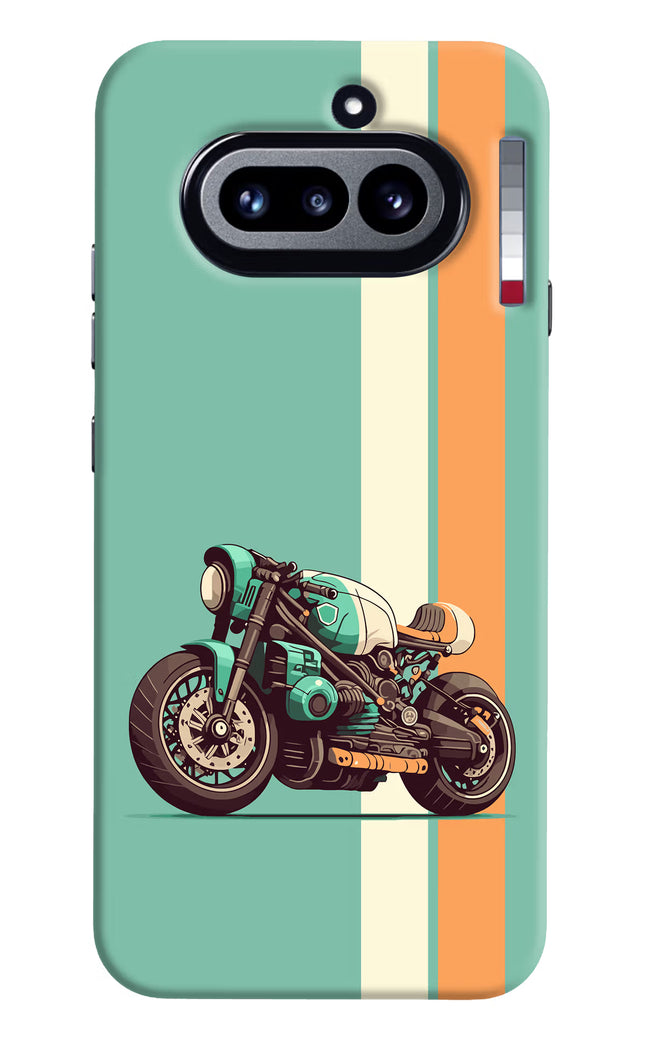 Striped Moto Drift Nothing Phone 4a Hard Case Back Cover by Casekaro