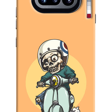 Undead Biker Nothing Phone 4a Hard Case Back Cover by Casekaro