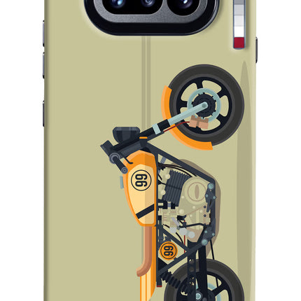 Vertical Speedster Nothing Phone 4a Hard Case Back Cover by Casekaro