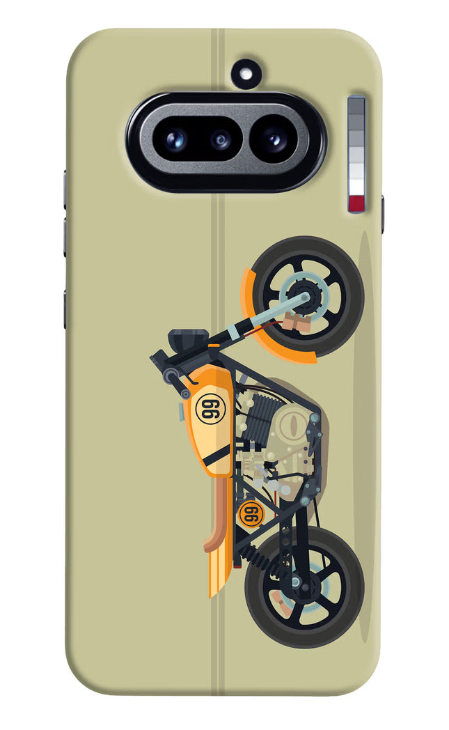 Vertical Speedster Nothing Phone 4a Hard Case Back Cover by Casekaro
