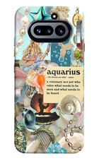 Aquarius Zodiac Nothing Phone 4a Hard Case Back Cover by Casekaro