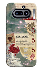 Cancer Zodiac Nothing Phone 4a Hard Case Back Cover by Casekaro