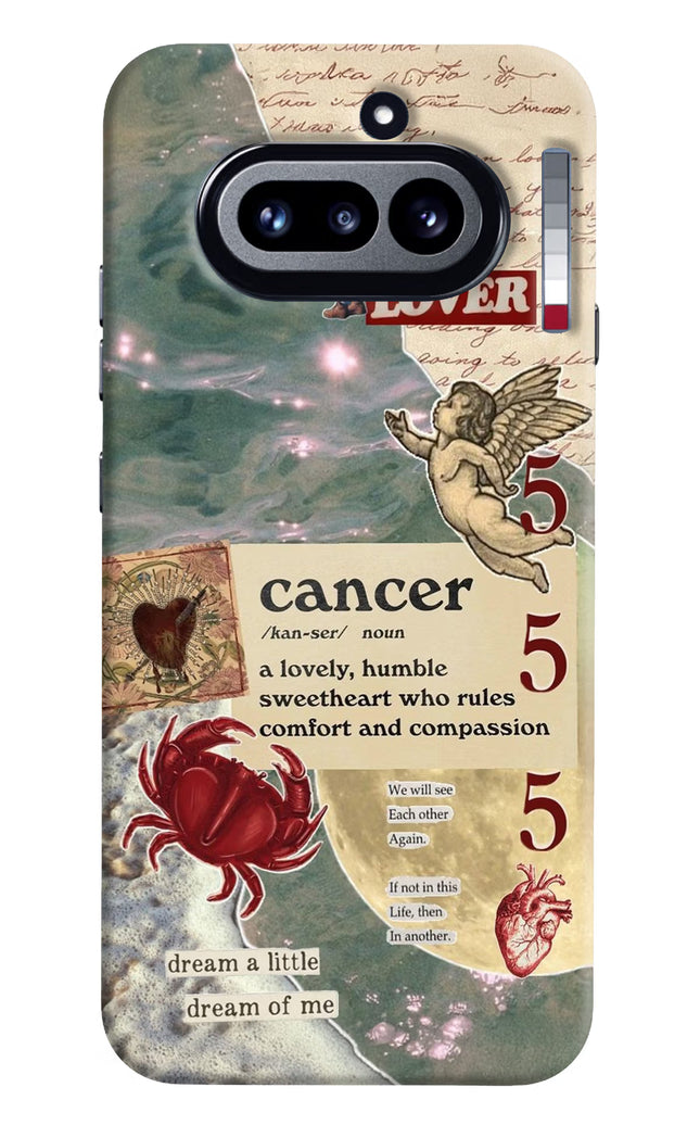 Cancer Zodiac Nothing Phone 4a Hard Case Back Cover by Casekaro
