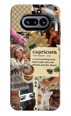 Capricorn Zodiac Nothing Phone 4a Hard Case Back Cover by Casekaro
