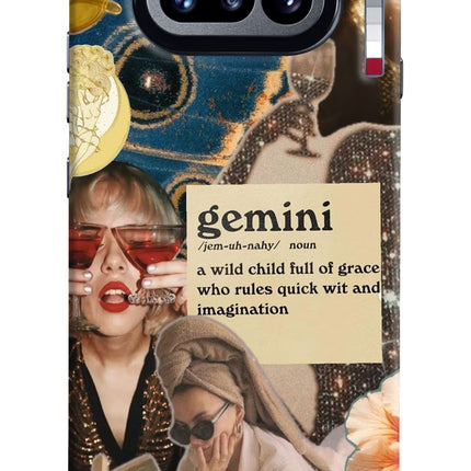 Gemini Zodiac Nothing Phone 4a Hard Case Back Cover by Casekaro